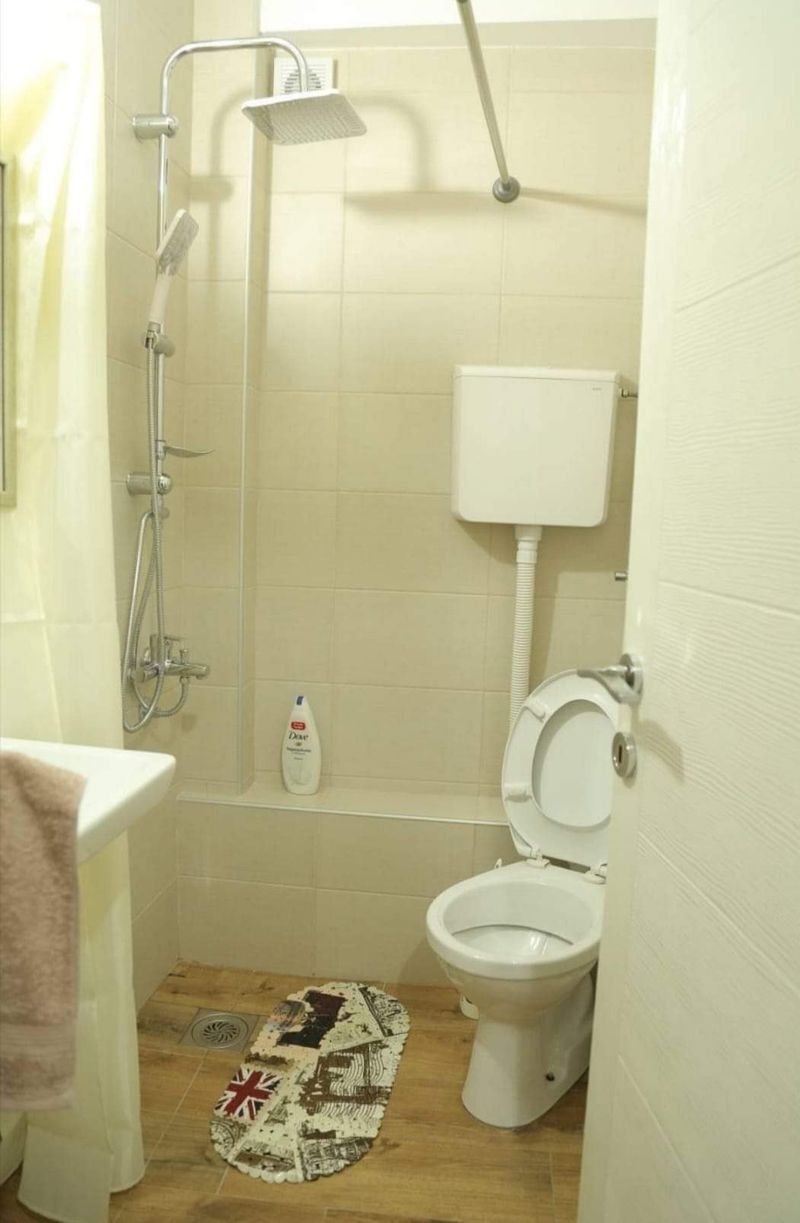 Stan na dan Niš - Centar. — spavaća soba sa francuskim ležajem, apartman na dan u Niš (fotografija 8 od 8)