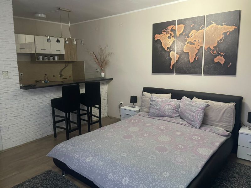 Apartmani Delta kod Plaza Centra Kragujevac — spavaća soba, apartman na dan u Kragujevac (fotografija 2 od 10)