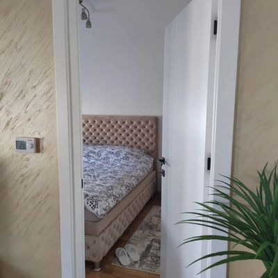 Stan na dan Pančevo | Moderan Apartman Pančevo — spavaća soba, apartman na dan u Pančevo (fotografija 2 od 6)