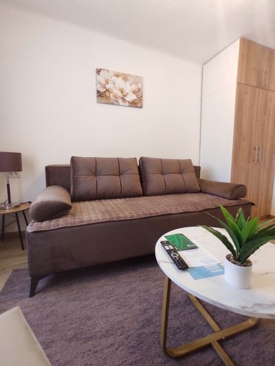 Apartman Nata Vrnjačka Banja — spavaća soba sa francuskim ležajem, apartman na dan u Vrnjačka Banja (fotografija 8 od 20)