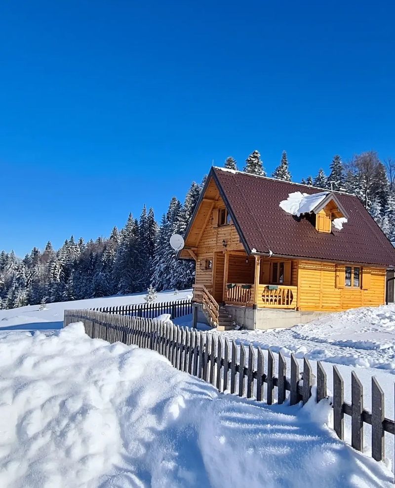 Brvnara Rakić – Apartman na Tari, Mitrovac — kupatilo sa tuš kabinom, apartman na dan u Tara (fotografija 9 od 12)