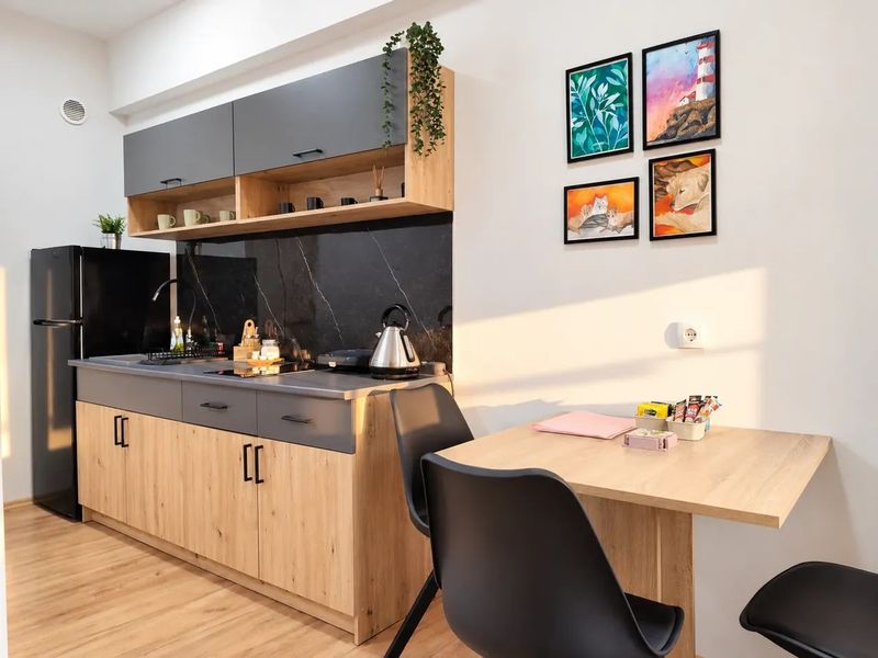 Apartman Vista Centar Smederevo – Stan na dan u centru grada — kuhinja, apartman na dan u Smederevo (fotografija 3 od 10)