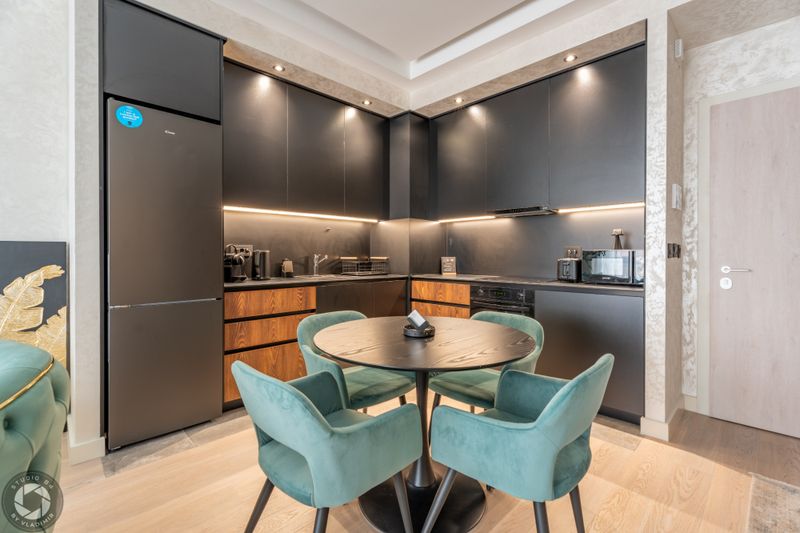 Lux Apartman Beograd — kuhinja, apartman na dan u Beograd (fotografija 3 od 10)