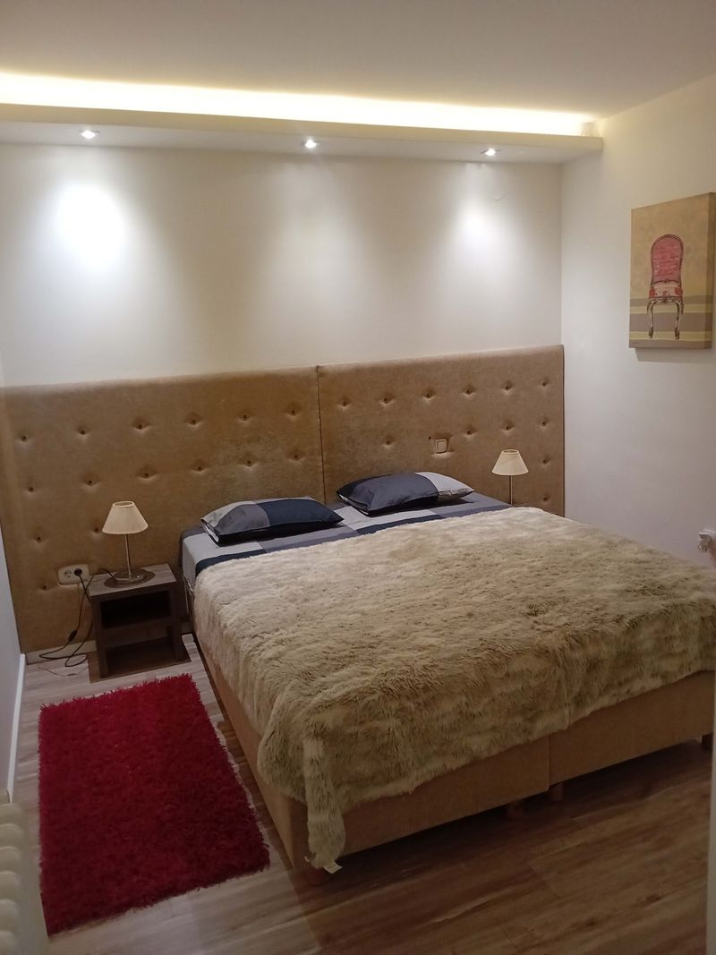 Senjak Residence, apartman kod Beogradskog sajma — spavaća soba, apartman na dan u Beograd (fotografija 2 od 10)