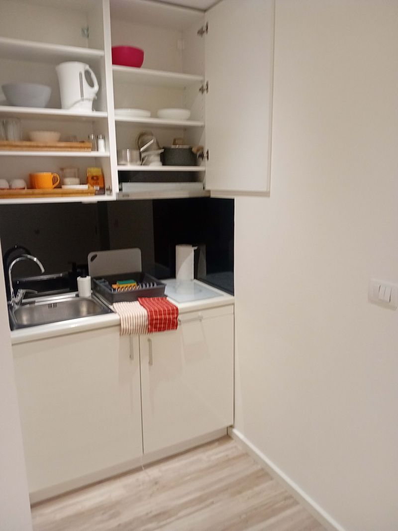 Senjak Residence, apartman kod Beogradskog sajma — kuhinja, apartman na dan u Beograd (fotografija 3 od 10)